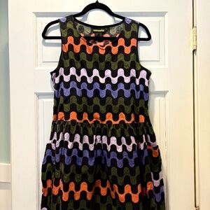 Nooworks Big Pocket Dress in Ditto, Size Large